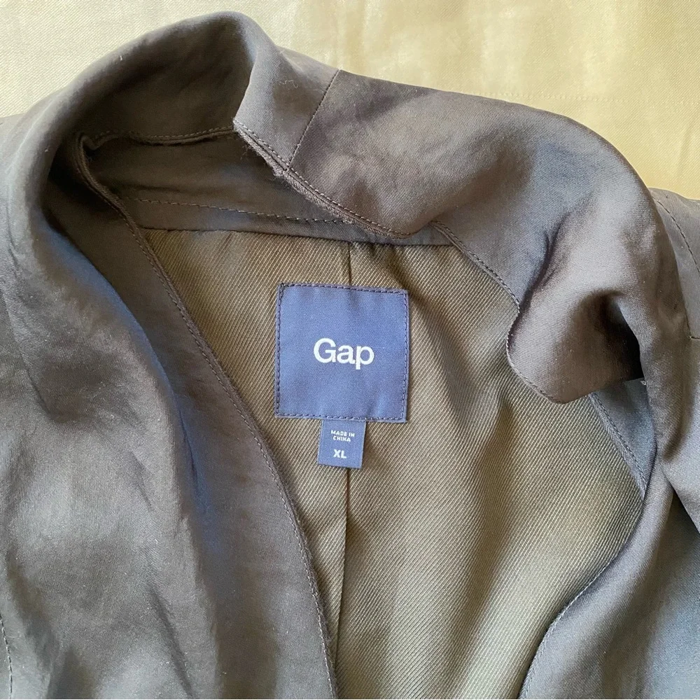 Black Soft Jacket with Tie Front - Picture 5 of 5